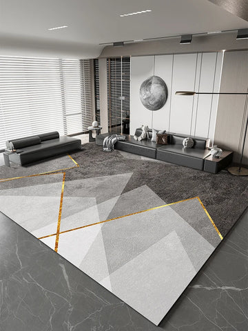 Navak Teppich, leichter Luxus-Studienteppich, großflächiger Teppich im nordischen Stil für Wohnzimmer, minimalistisches Schlafzimmerdekor, Nachttischteppich, waschbare Matte für Zuhause