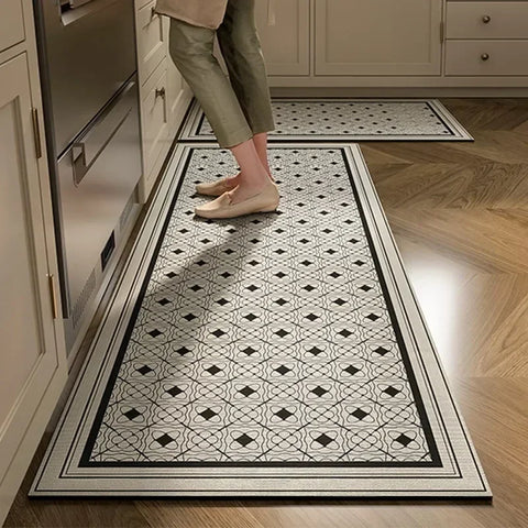 Navak Teppich Küchenbodenmatte Saugfähiger Rutschfester Teppich Diatomeenschlamm Lange Fußmatten Minimalistischer Stil Wohndekoration Teppich für Badezimmer 주방 카펫