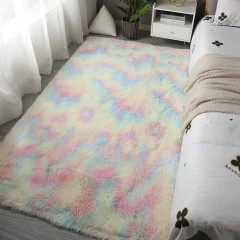 Navak Teppich Rosa Schlafzimmer Teppich Für Kinderzimmer Niedliche Mädchen Boden Weiche Matte Wohnzimmer Dekoration Weiß Flauschige Große Kinder Nachttisch Teppiche
