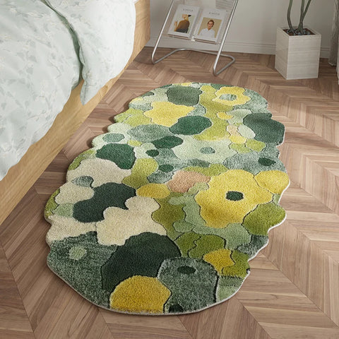 Navak Teppich, nordischer Stil, Schlafzimmer-Dekor, Teppich, Zuhause, flauschiger, weicher Teppich, unregelmäßige Formen, Teppiche für Wohnzimmer, dicke Plüsch-Bodenmatte am Bett
