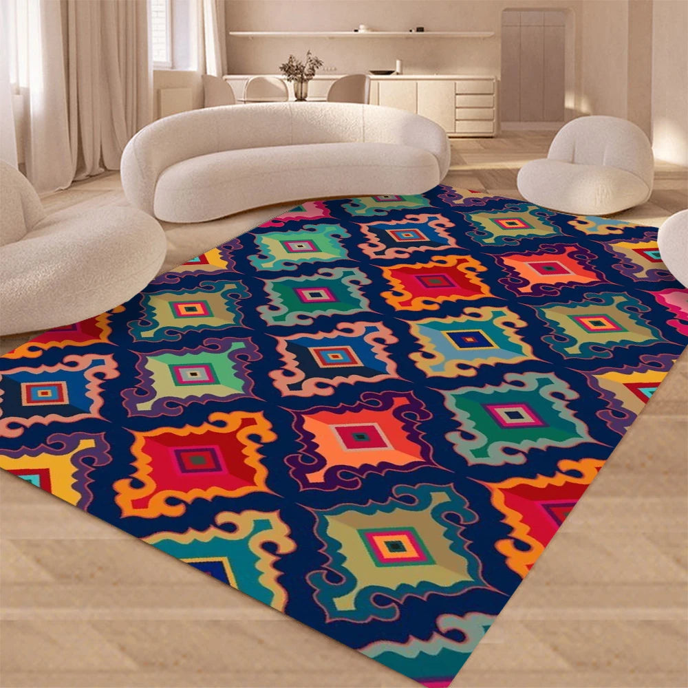 Navak Carpet Daily Picks Disney Wohnzimmerteppich im persischen Stil, Kunst-Teezimmerteppiche, weicher, waschbarer Balkonteppich, luxuriöse Retro-Nachttischteppiche, Tapis