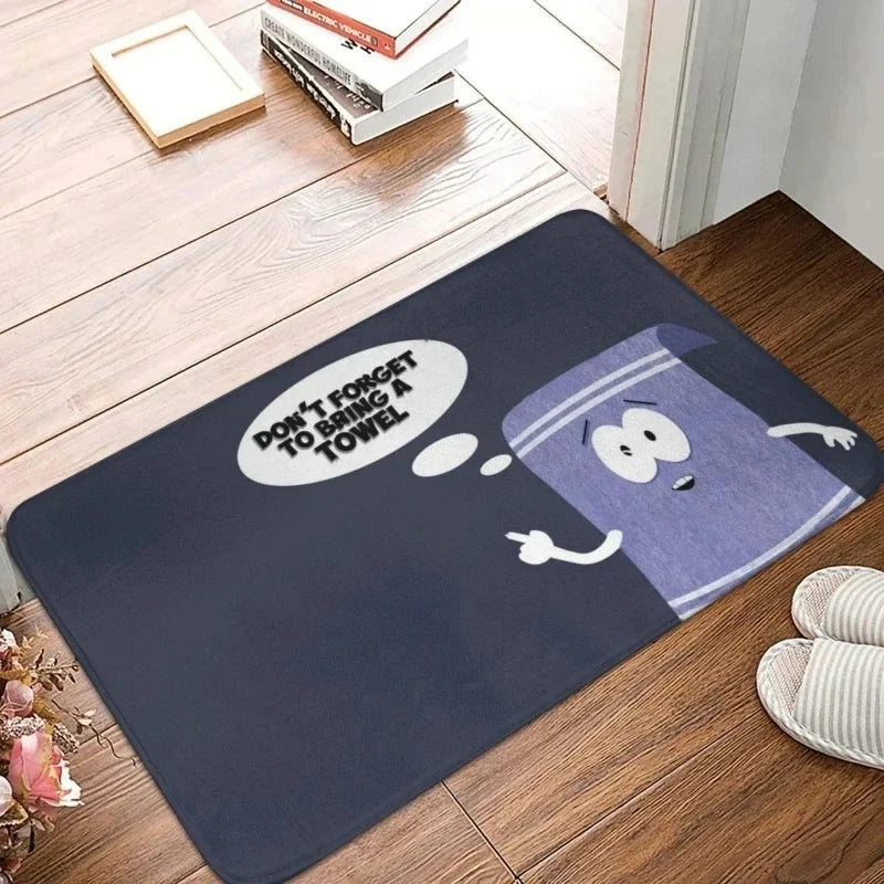 Navak Carpet Don't To Bring A Towelie Badezimmer rutschfeste Eingangs-Fußmatte Home Floor Decor Indoor Welcome Mat Korridor Balkon Langer Teppich