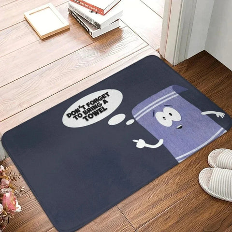 Navak Carpet Don't To Bring A Towelie Badezimmer rutschfeste Eingangs-Fußmatte Home Floor Decor Indoor Welcome Mat Korridor Balkon Langer Teppich