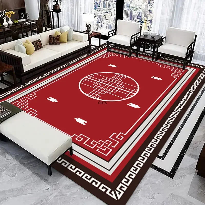 Navak Teppich, neue Dekoration im chinesischen Stil, Heimteppiche für Wohnzimmer, großer Schlafzimmerteppich, Esszimmerdekor, Couchtische, Matte, maschinenwaschbar