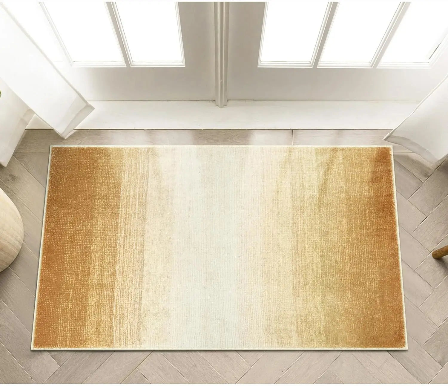 Navak Carpet Exclusive Picks 1 Stück Moderner Farbverlauf-Kristall-Samtteppich, süße Mädchenzimmer-Dekorationsdecke, rutschfeste Eingangs-Fußmatte, Heimdekoration