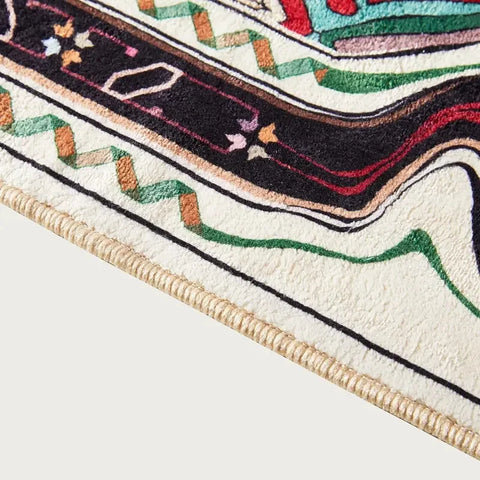 Navak Teppich, abstrakt, Bohemian-Stil, Kaschmir-Imitation, Bodenteppich, Matte, Eingangstür, Sofa, Eingangstür, Eingangsbereich, Dekoration, Teppich, rutschfestes Kissen