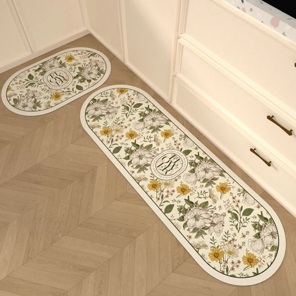 Navak Teppich Saugfähiger Küchenteppich Rutschfeste Bodenmatte Absorbiert Öl Küche Langer Bereich Teppich Schlafzimmer Teppich Eingang Fußmatte Home Decor Zimmer Tapis