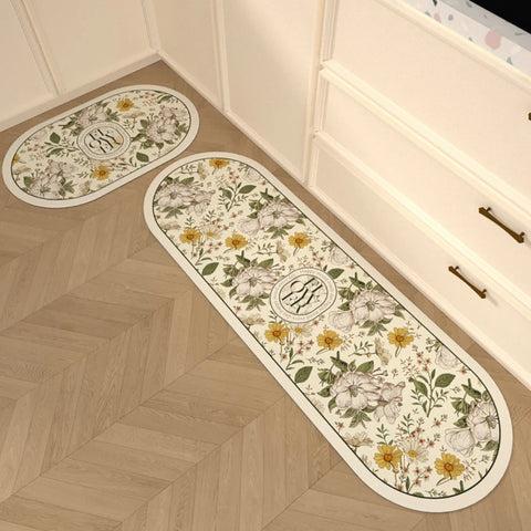 Navak Teppich Saugfähiger Küchenteppich Rutschfeste Bodenmatte Absorbiert Öl Küche Langer Bereich Teppich Schlafzimmer Teppich Eingang Fußmatte Home Decor Zimmer Tapis