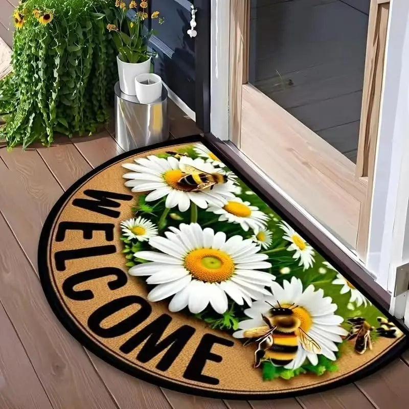Navak Carpet Exclusive Picks 1PC Retro Pattern Welcome Door Mat Indoor And Outdoor Carpet Home Decoration Bedroom And Kitchen Anti-Slip Floor Mat