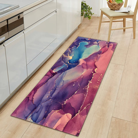 Navak Teppich Küche Bad Fußmatte Zuhause Wohnzimmer Balkon Schlafzimmer Nachttisch Bodendekor Langer Teppich Haus Flur Eingangstür Anti-Rutsch-Teppich