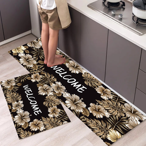 Navak Teppich Saugfähiger Küchenteppich Rutschfeste Bodenmatte Absorbiert Öl Küche Langer Bereich Teppich Schlafzimmer Teppich Eingang Fußmatte Home Decor Zimmer Tapis