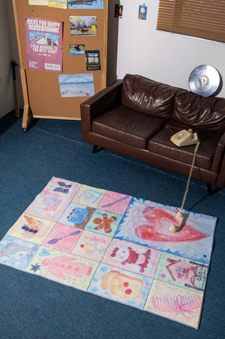 Navak Carpet Exclusive Picks Cartoon Weicher Teppich Teenager-Mädchen Schlafzimmer Nachttisch Teppich Kinderzimmer Dekoration Wohnzimmer Bodenmatte Heimdekoration