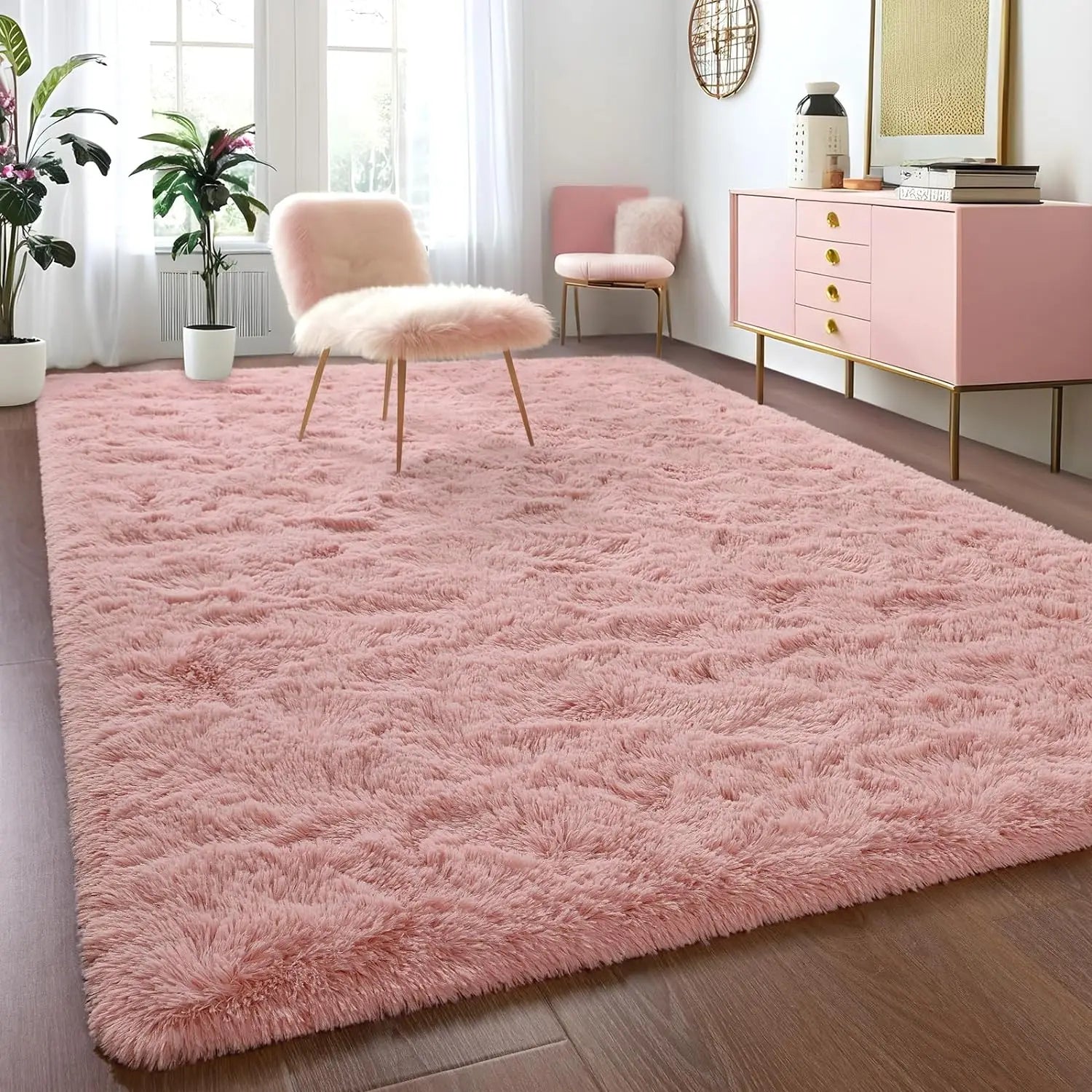 Navak Carpet Fluffy Rugs for Bedroom Fuzzy Area Rugs for Living Room Soft Kids Carpet Non Slip Rugs for Hardwood Floors Room Decor