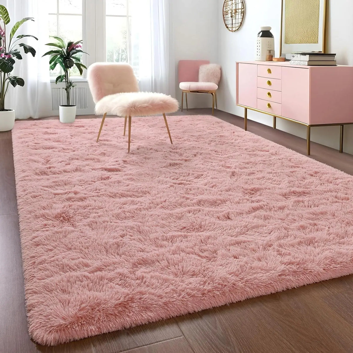 Navak Carpet Fluffy Rugs for Bedroom Fuzzy Area Rugs for Living Room Soft Kids Carpet Non Slip Rugs for Hardwood Floors Room Decor