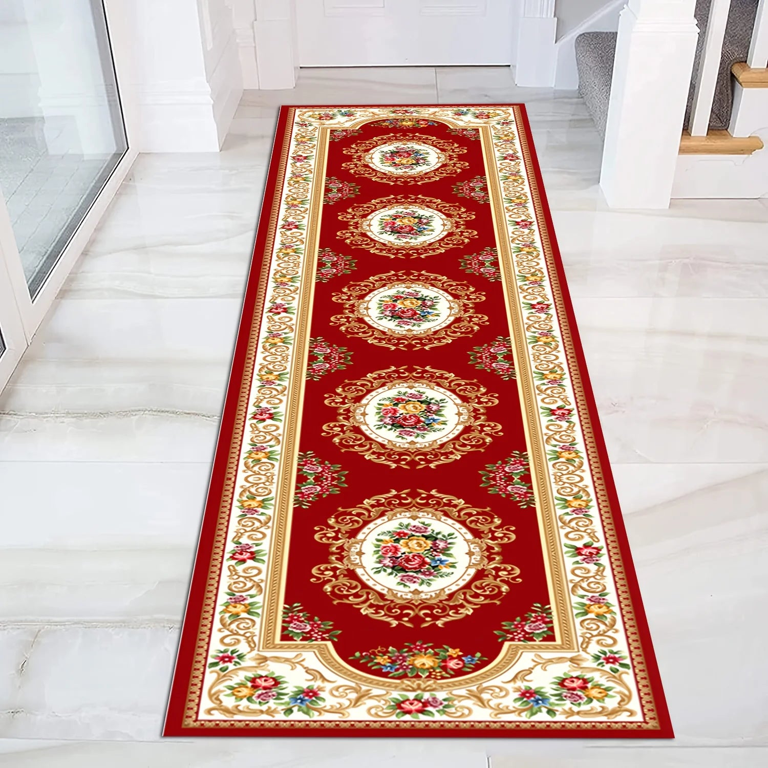 Navak Carpet Exclusive Picks Kristallsamt, weich und rutschfest, Vintage-Boho-Perserteppich, Waschküche, Flur, Küche, Wohnzimmer, Schlafzimmer, Matte