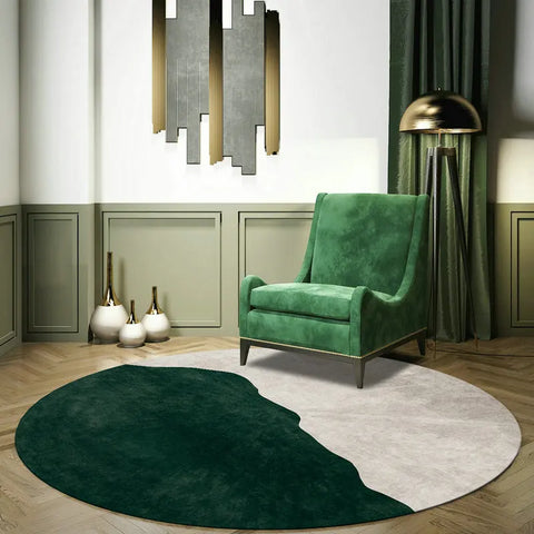 Navak Carpet Nordic Style Round Carpets for Living Room Decoration Bedroom Decor Rugs Non-slip Carpet Sofa Area Rug Home Thicken Floor Mats