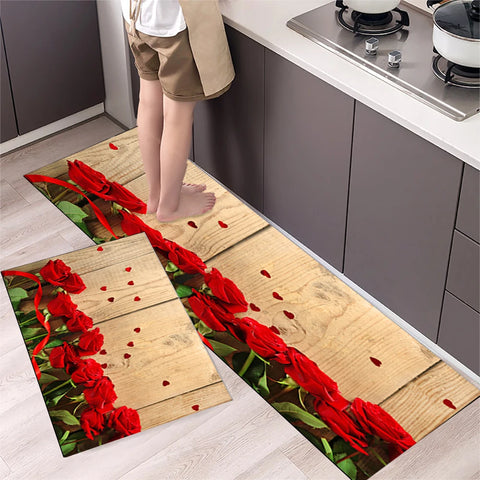 Navak Teppich Küchenmatte Teppich für Boden Hauseingang Fußmatte Schlafzimmer Wohnzimmer Dekor Nachttisch Teppich Flur Balkon Badezimmer Anti-Rutsch-Matte