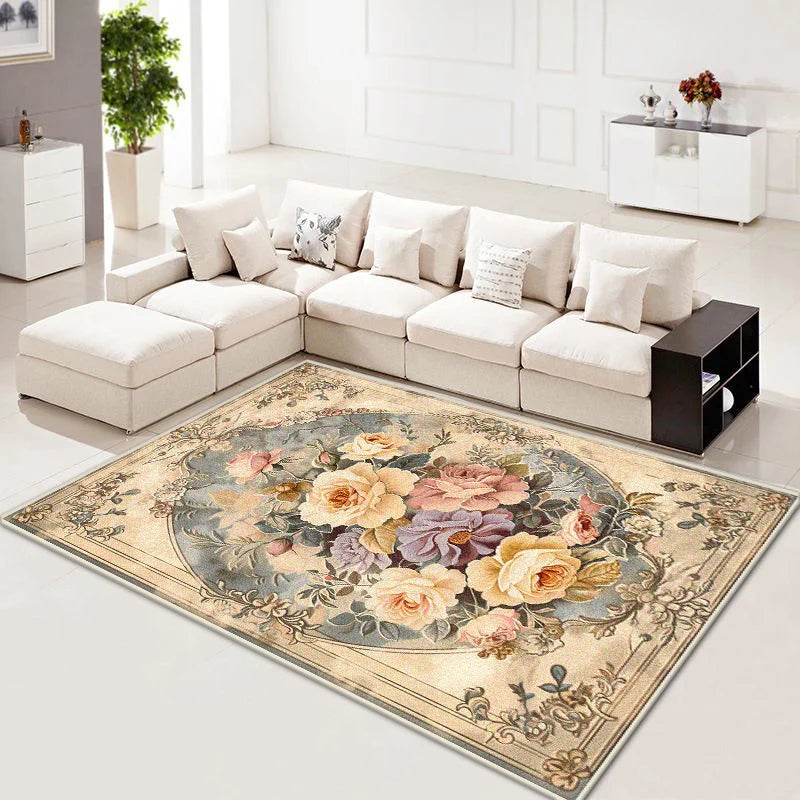 Navak Teppich, luxuriöser Wohnzimmerteppich, nordischer Stil, Retro-Dekoration, für Zuhause, Sofabereich, große Teppiche, Schlafzimmer, Nachttisch, rutschfeste, weiche Bodenmatten, Ковер