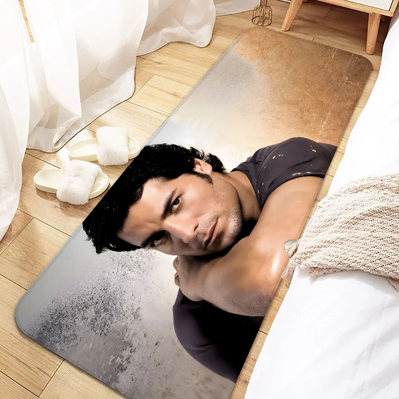 Navak Carpet Chayanne Latin Pop Singer Door Mat Entrance Non-slip Doormat Washable Kitchen Carpet Living Room Hallway Rugs Bath Door Ma