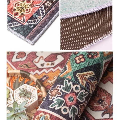 Navak-Teppich, Retro-Teppiche im ethnischen Stil für Wohnzimmer, Persien, Schlafzimmer, Dekoration, rutschfest, waschbar, Veranda-Bodenmatte, Esszimmer-Lounge-Teppich