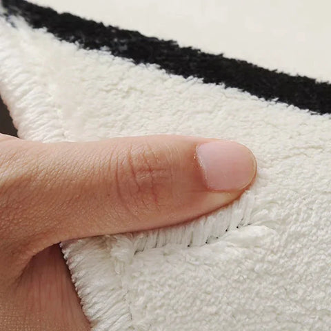 Navak Teppich Schlafzimmerteppich Nachttisch Lange Bodenmatte Weiche Flauschige Bequeme Fußmatten Japanischer Minimalistischer Heimdekorationsteppich Für Wohnzimmer