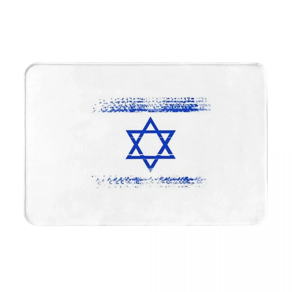 Navak Teppich Israel Flagge Anti-Rutsch-Fußmatte Bodenmatte Sandkratzteppich Teppich für Küche Eingang Zuhause Badezimmer Wohnzimmer Footpad Matten