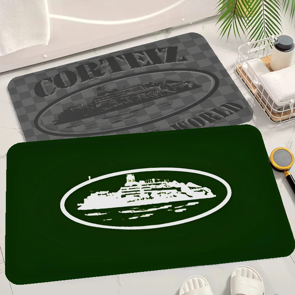 Navak Carpet Devil's Island English Floor Bathroom Mat Kids Room Bedroom Decoration Balcony Anti-Slip Doormat Living Room Bedside Area Rugs