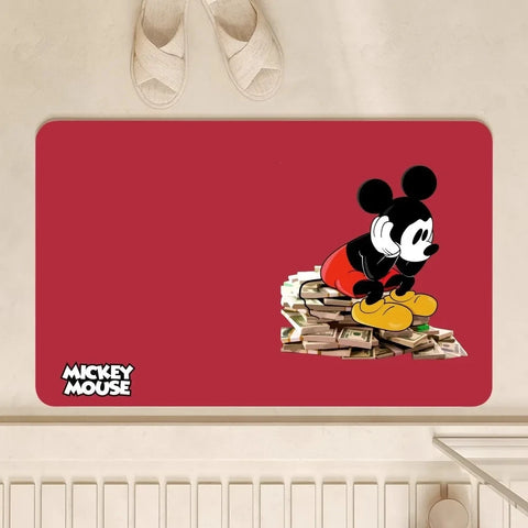 Navak Carpet Daily Picks DISNEY Mickey Bodenmatte Schlafzimmerdekoration Balkon Fußmatte Wohnzimmerteppich Teppiche Küche und Badezimmer Türdekoration