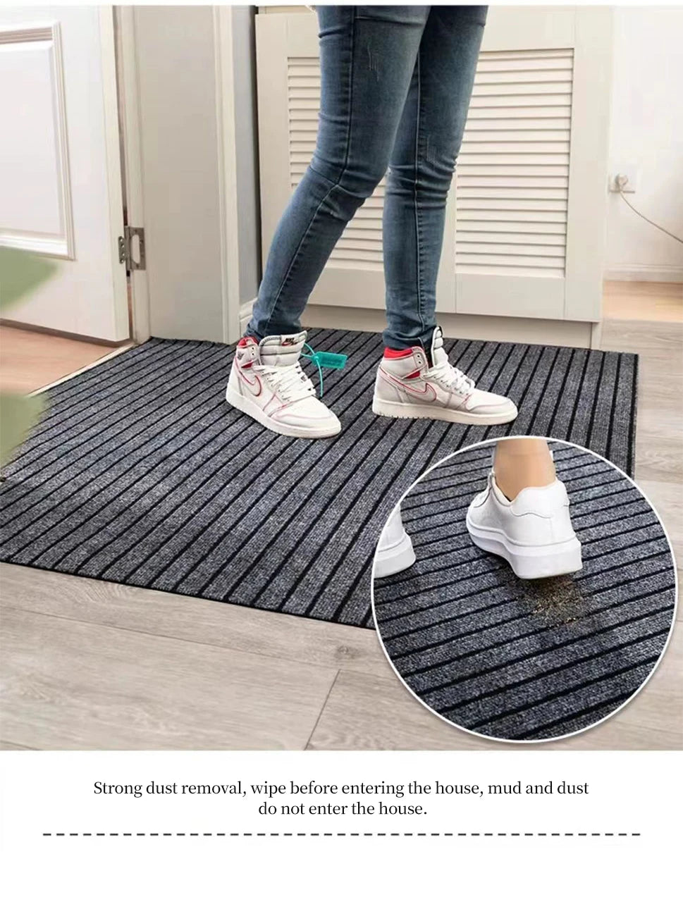 Navak Teppich, rutschfeste Küchenmatte, Bodenteppich, vollständige Abdeckung, DIY, absorbiert Öl, Küchenfußmatte, langer Flurläufer, Teppich, Eingang, leicht zu reinigen