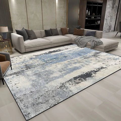 Navak Carpet Modern Decoration Abstract Carpets Living Room Light Luxury Carpet Home Sofa Grey Floor Mat Washable Bedroom Cloakroom Soft Rugs