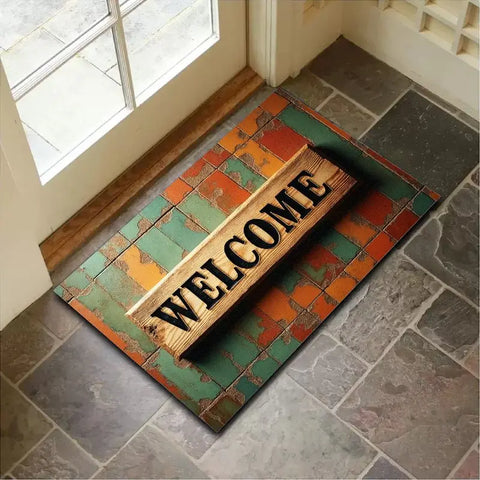 Navak Carpet Exclusive Picks Skandinavischer Eingangsbereich, leicht zu reinigen, rutschfest, wasserabsorbierend, Fußmatte für den Eingangsbereich, Innendekoration