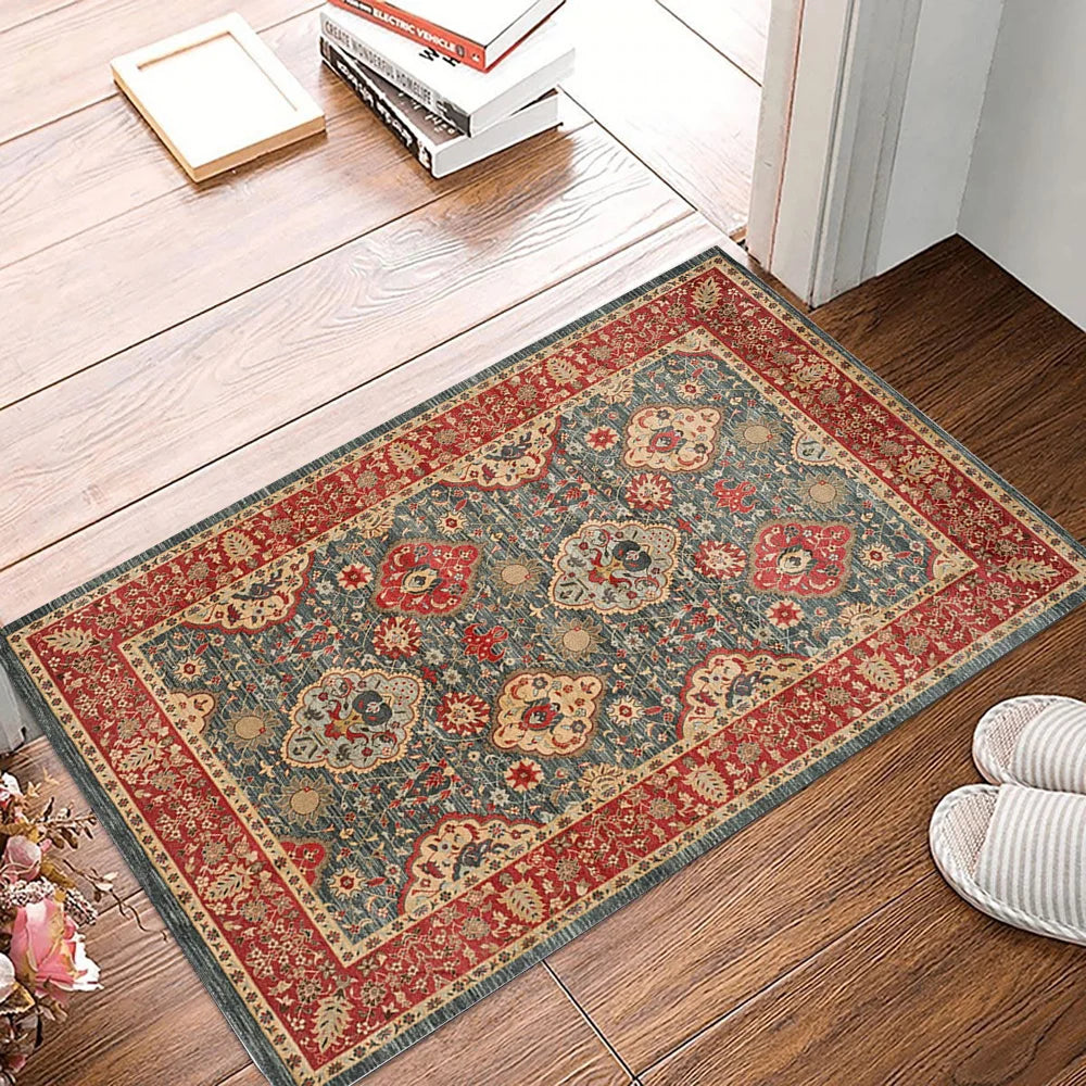 Navak Carpet Exclusive Picks Vintage Persian Style Living Room Carpet Machine Washable Washable Floor Mat Light and Comfortable Bedroom Bedside Rugs