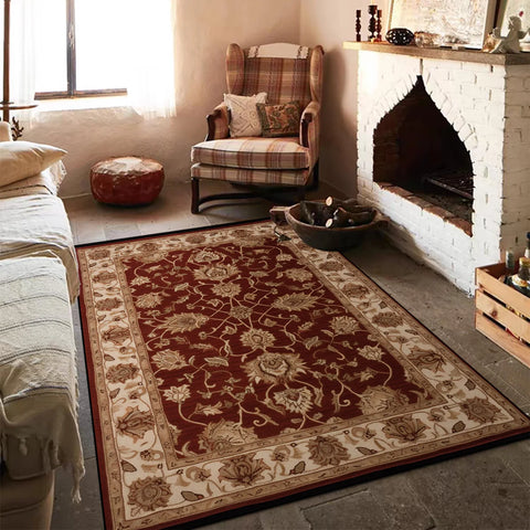 Navak Teppich, Bohemian Schlafzimmer Nachttisch Weicher Teppich Großflächiger Teppich für Wohnzimmer Zimmerdekor Rutschfeste Fußmatten Eingangstürmatte im persischen Stil