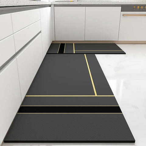 Navak Teppich, Küchenbodenmatte, PVC-Leder, wasserdichter Teppich, Heimdekoration, rutschfeste Fußmatten, Bereich, langer Teppich, Alfombra De Cocina, Alfombra, PVC