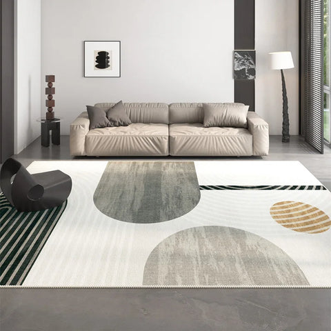 Navak Teppich, nordischer Stil, Teppiche für Wohnzimmer, waschbar, Schlafzimmer-Dekor, geometrisches Muster, luxuriöser Lounge-Teppich, große Bodenmatte für Zuhause