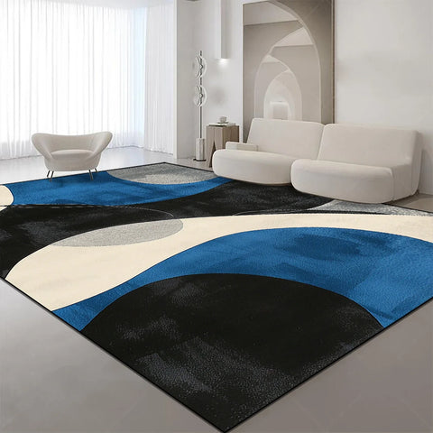 Navak Carpet Luxury Geometric Large Living Room Carpet Home Decoration Nordic Style Rugs for Bedroom Soft Non-slip Sofa Side Mat for Children