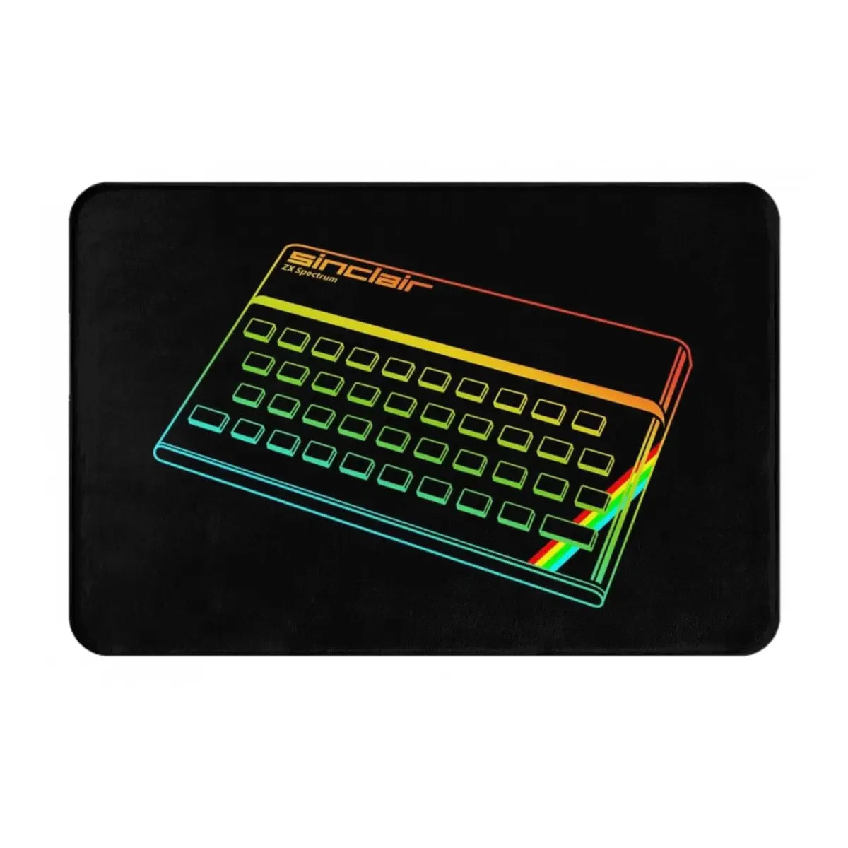 Navak Carpet ZX Spectrum Fußmatte Teppich Teppichmatte Footpad Polyester rutschfeste Antiwear Vorderzimmer Flur Küche Schlafzimmer Balkon Toilette