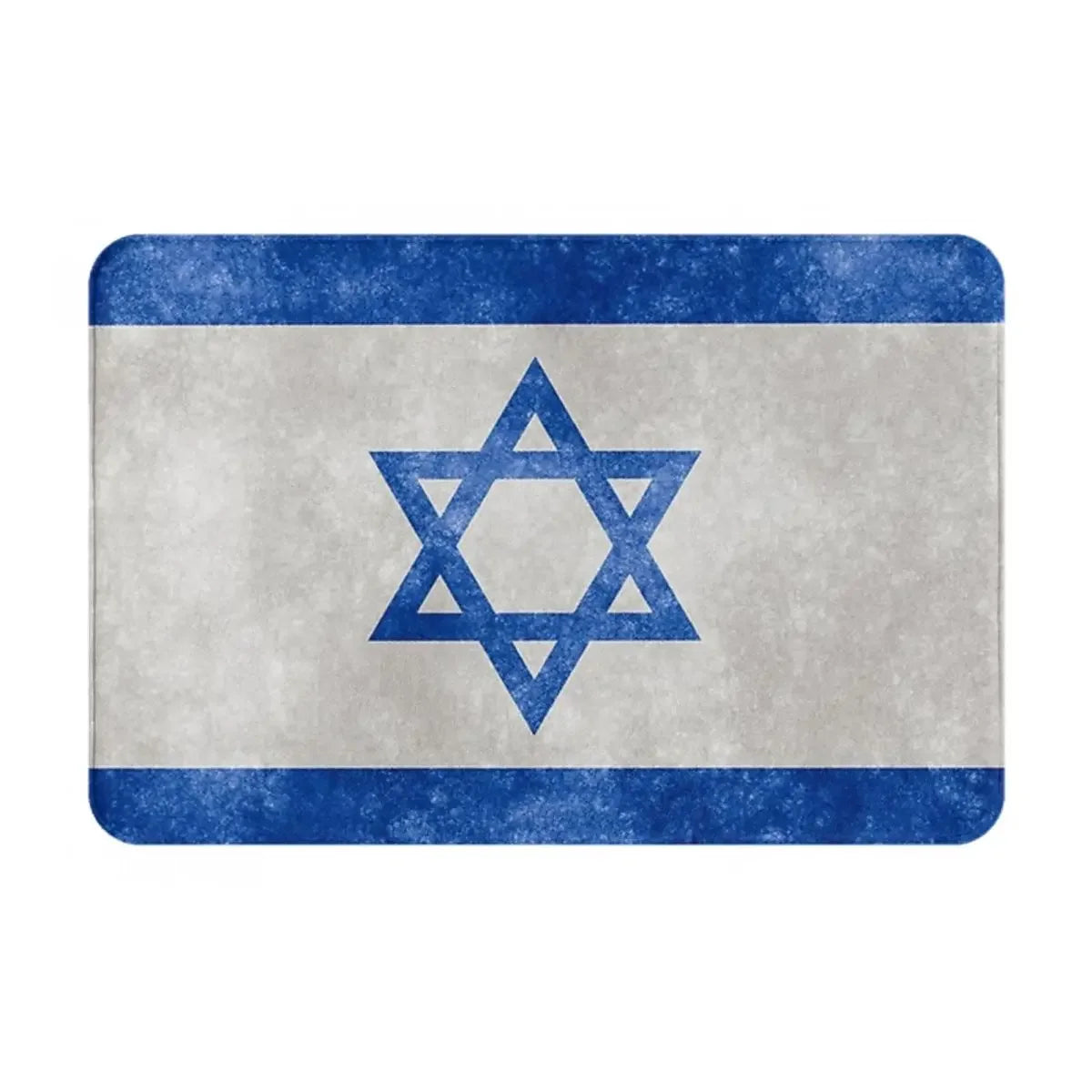 Navak Teppich Israel Flagge Anti-Rutsch-Fußmatte Bodenmatte Sandkratzteppich Teppich für Küche Eingang Zuhause Badezimmer Wohnzimmer Footpad Matten