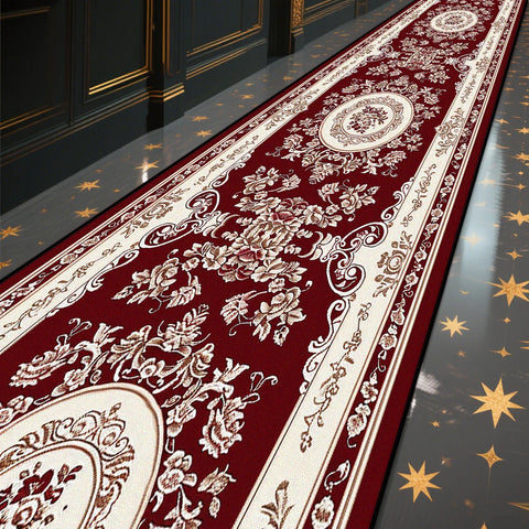 Navak CarpetLuxury Marmor-Korridor-Teppich, Hotelflur-Läufer, Dekorationsteppiche, Wohnzimmer-Gang, waschbar, rutschfeste Bodenmatte, anpassbar
