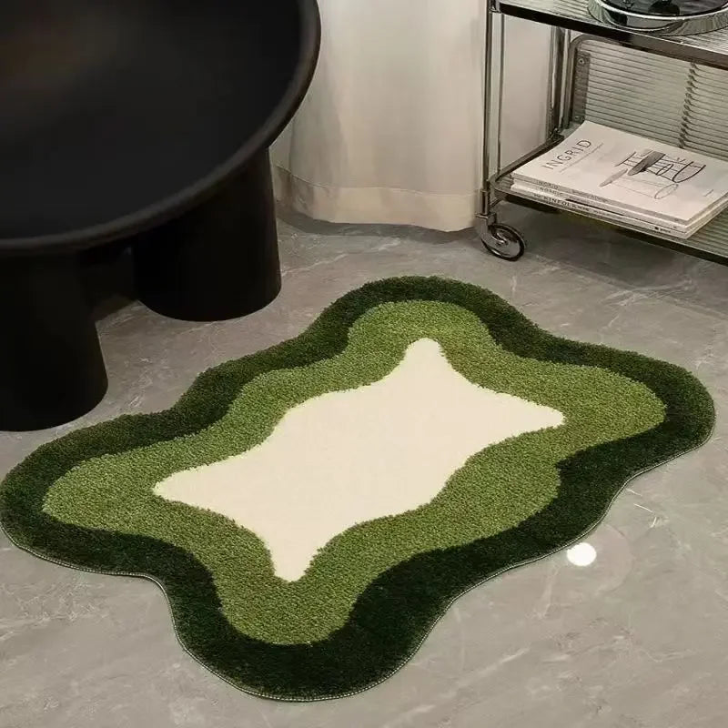 Navak Carpet Ins Style Badematten Rutschfeste, schmutzabweisende Teppiche Wohnzimmer Schlafzimmer Teppiche Saugfähige Kaschmirmatten
