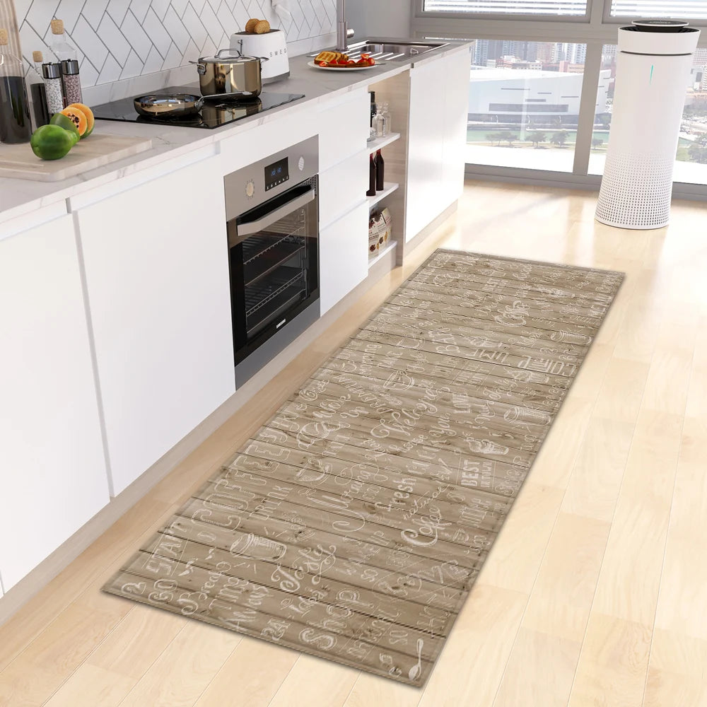 Navak Teppich Küche Bodenmatte Flur Eingang Fußmatte Home Wohnzimmer Kinder Schlafzimmer Dekoration Langer Teppich Badezimmertür Anti-Rutsch Fußteppich
