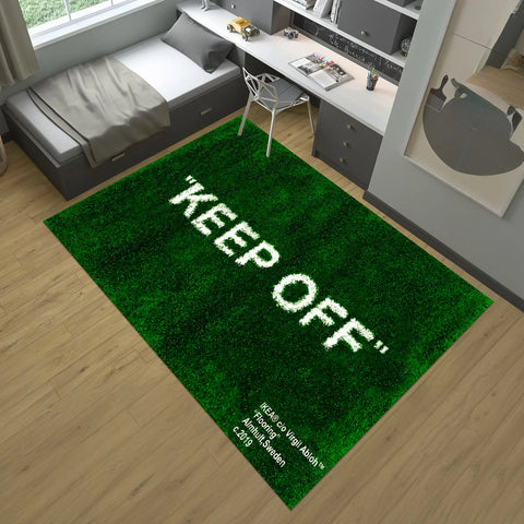 Navak Teppich Keep Off Teppich Grüner Teppich Grasmuster Teppich Moderner Teppich Läufer Teppich Home Decor Bereich Teppich Ästhetischer Teppich Teppiche für Wohnzimmer