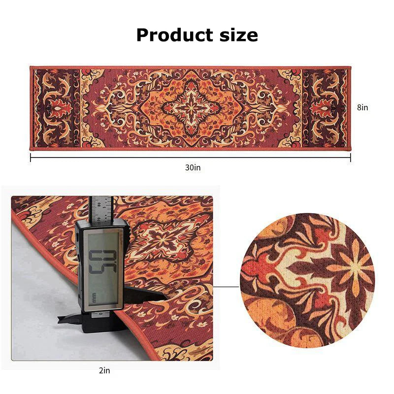 Navak Carpet 10 Stück Treppenstufen-Teppich, rutschfeste Treppenmatten für den Innenbereich, Läufer für Holzstufen, Schutzteppich-Abdeckungspolster, Treppen für Kinder und ältere Menschen