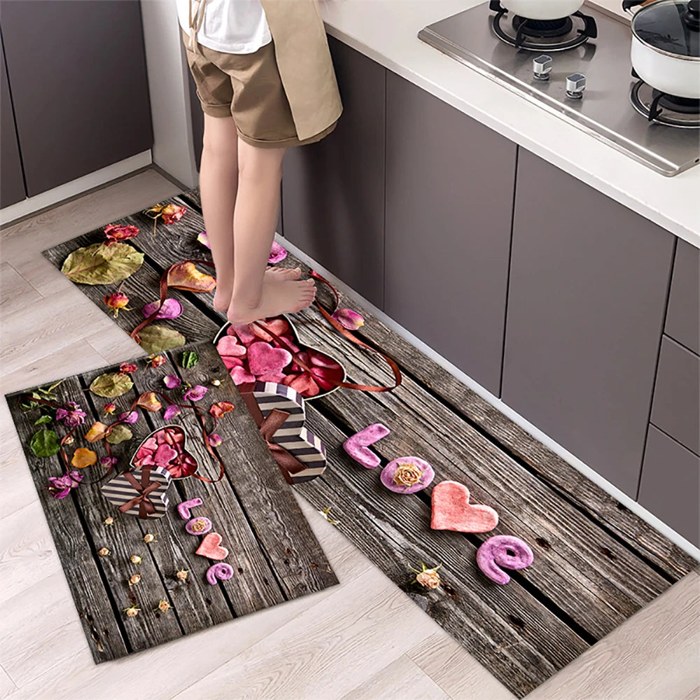 Navak Teppich Küchenmatte Teppich für Boden Hauseingang Fußmatte Schlafzimmer Wohnzimmer Dekor Nachttisch Teppich Flur Balkon Badezimmer Anti-Rutsch-Matte