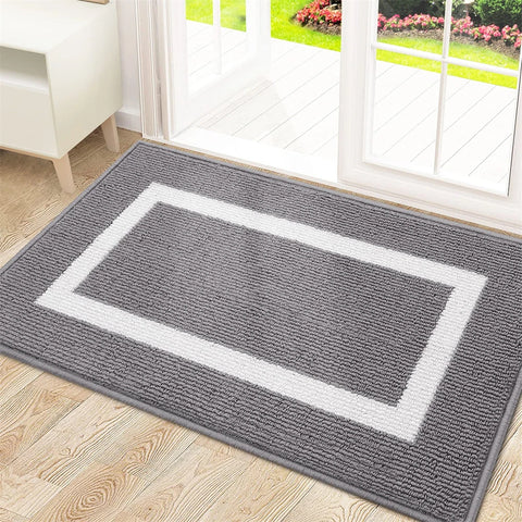 Navak Carpet Olanly Fußmatte, schmutzabweisend, für den Eingang, Fußmatte für den Außenbereich, weicher Küchenteppich, rutschfester Bodenteppich, saugfähig, Haus, Willkommens-Fußmatte