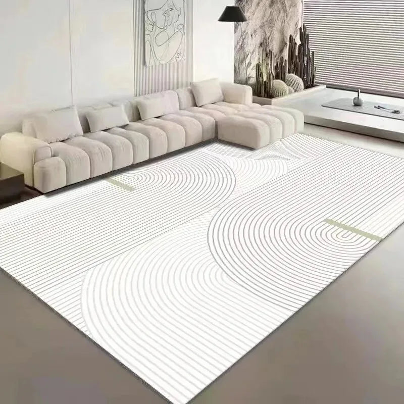 Navak Teppich, abstrakte Linien, bedruckt, Wohnzimmerteppich, rutschfest, für Zuhause, Hotel, Lobby, Bodenmatte, Küche, Schlafzimmer, Dekoration, Teppich, waschbar, Eingangsbereich, Fußmatte