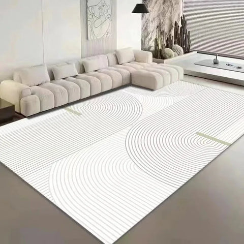 Navak Teppich, abstrakte Linien, bedruckt, Wohnzimmerteppich, rutschfest, für Zuhause, Hotel, Lobby, Bodenmatte, Küche, Schlafzimmer, Dekoration, Teppich, waschbar, Eingangsbereich, Fußmatte