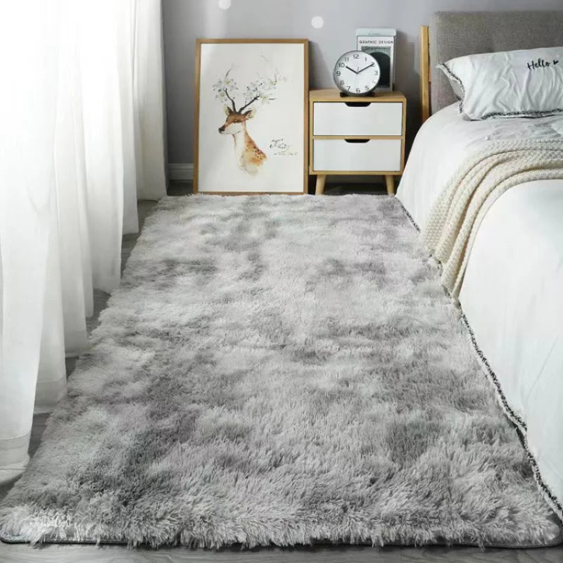 Navak Carpet Exclusive Picks Flauschiger Shaggy-Schlafzimmerbereich aus Seide und Wolle, rutschfeste Shaggy-Teppiche, maschinenwaschbar, weich, Shaggy-Teppiche, moderne, weiche Plüschteppiche