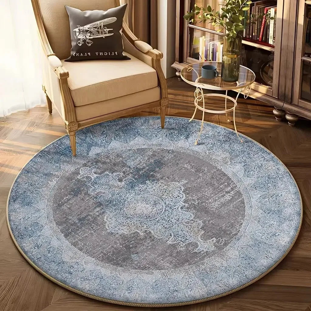 Navak Teppich Bohemian Runde Wohnzimmer Dekor Sofa Tisch Home Teppich Weiche Stuhl Matte Schlafzimmer