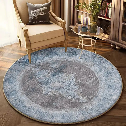 Navak Teppich Bohemian Runde Wohnzimmer Dekor Sofa Tisch Home Teppich Weiche Stuhl Matte Schlafzimmer